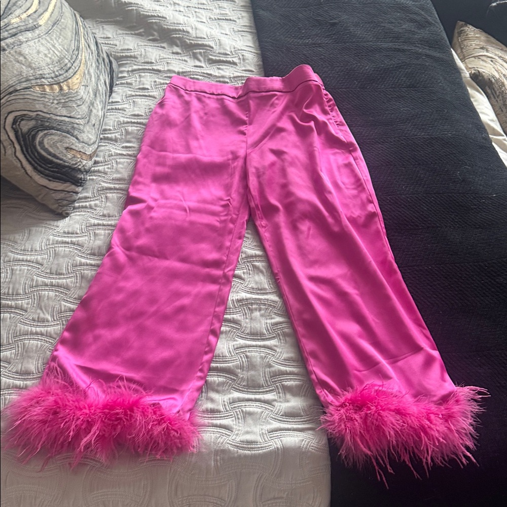Forever 21 Pink Satin Pajama Set - Picture 8 of 10